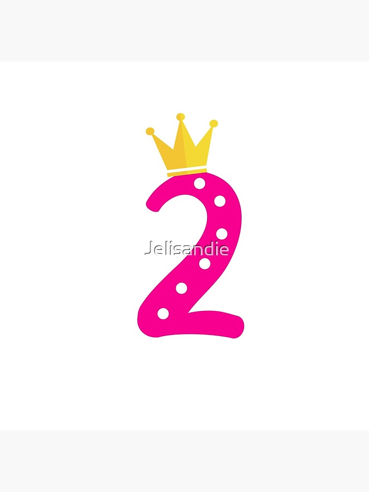 Tote Bag Anniversaire Fille 2 Ans Princesse T Shirt Idee Cadeau Deuxieme Anniversaire Par Jelisandie Redbubble