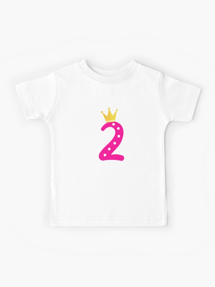 2 year old birthday girl shirt sale