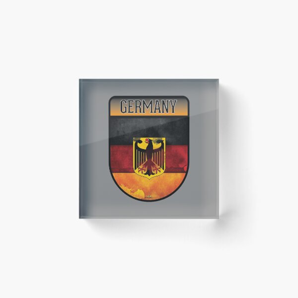 Item preview, GERMANY Deutschland German Deutsch shield stickers decals 02 designed and sold by OuterShellUK.