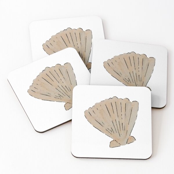 Item preview, Watercolor Scallop Sea Shell designed and sold by WildernessStore.