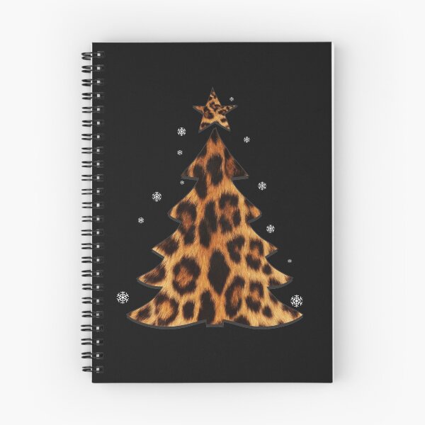 Item preview, Leopard Christmas Tree and Snowflakes Funny Wild Xmas Gift  designed and sold by alenaz.