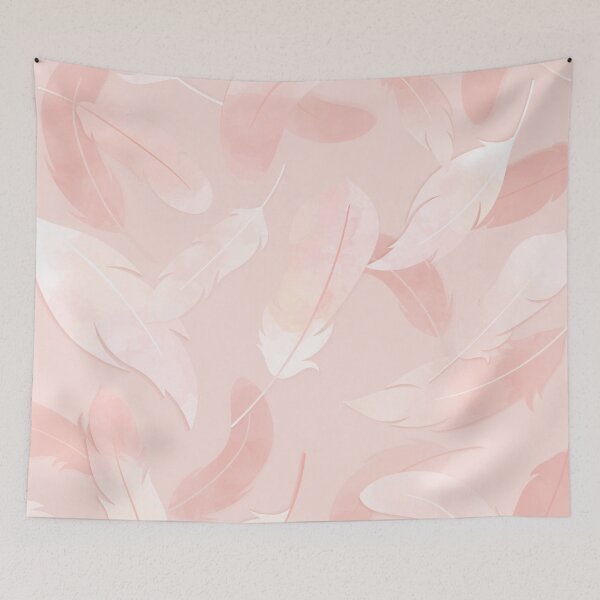 Item preview, Pink feather print designed and sold by Jenmag.