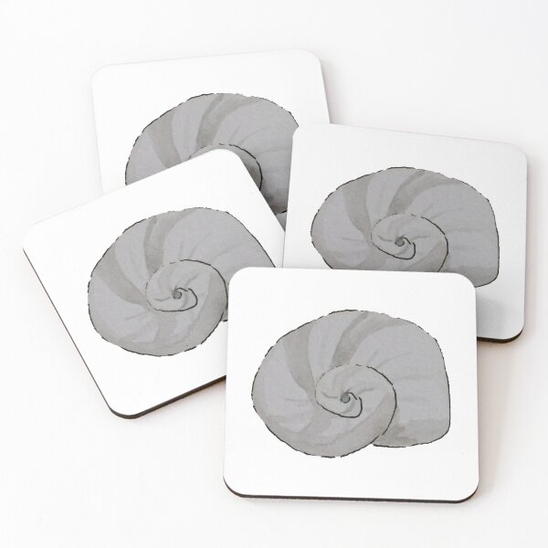 Item preview, Watercolor Round Sea Shell designed and sold by WildernessStore.