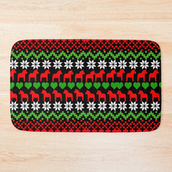 Item preview, Dala Horse Ugly Sweater Nordic Print Christmas designed and sold by funnytshirtemp.