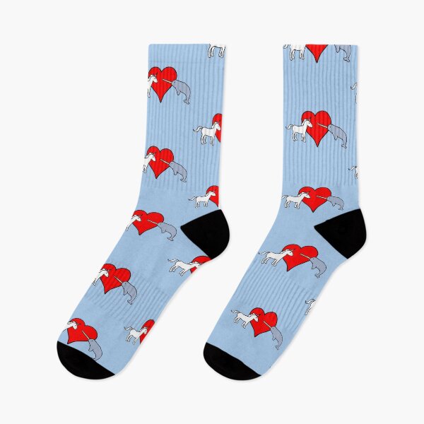 Item preview, Unicorn Loves Narwhal designed and sold by jezkemp.