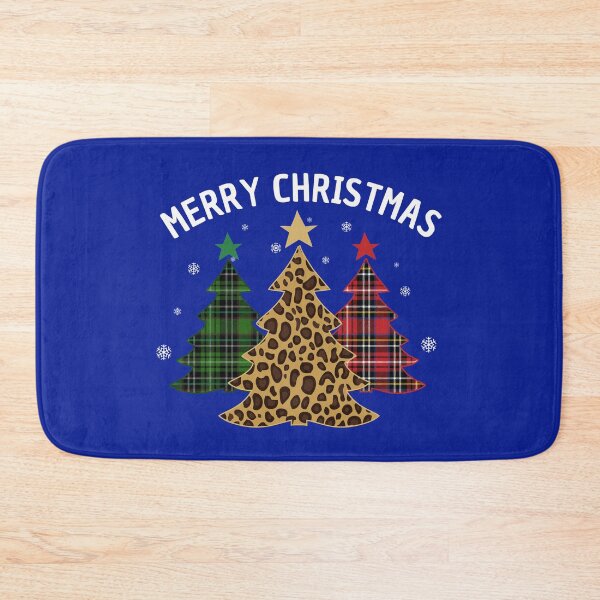 Item preview, Merry Christmas Leopard Xmas Tree and Buffalo Plaid Pattern  designed and sold by alenaz.