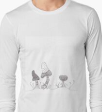 Mushroom Patterns Long Sleeve T-Shirt