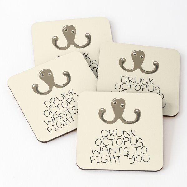 Item preview, Drunk Octopus Wants To Fight You designed and sold by jezkemp.