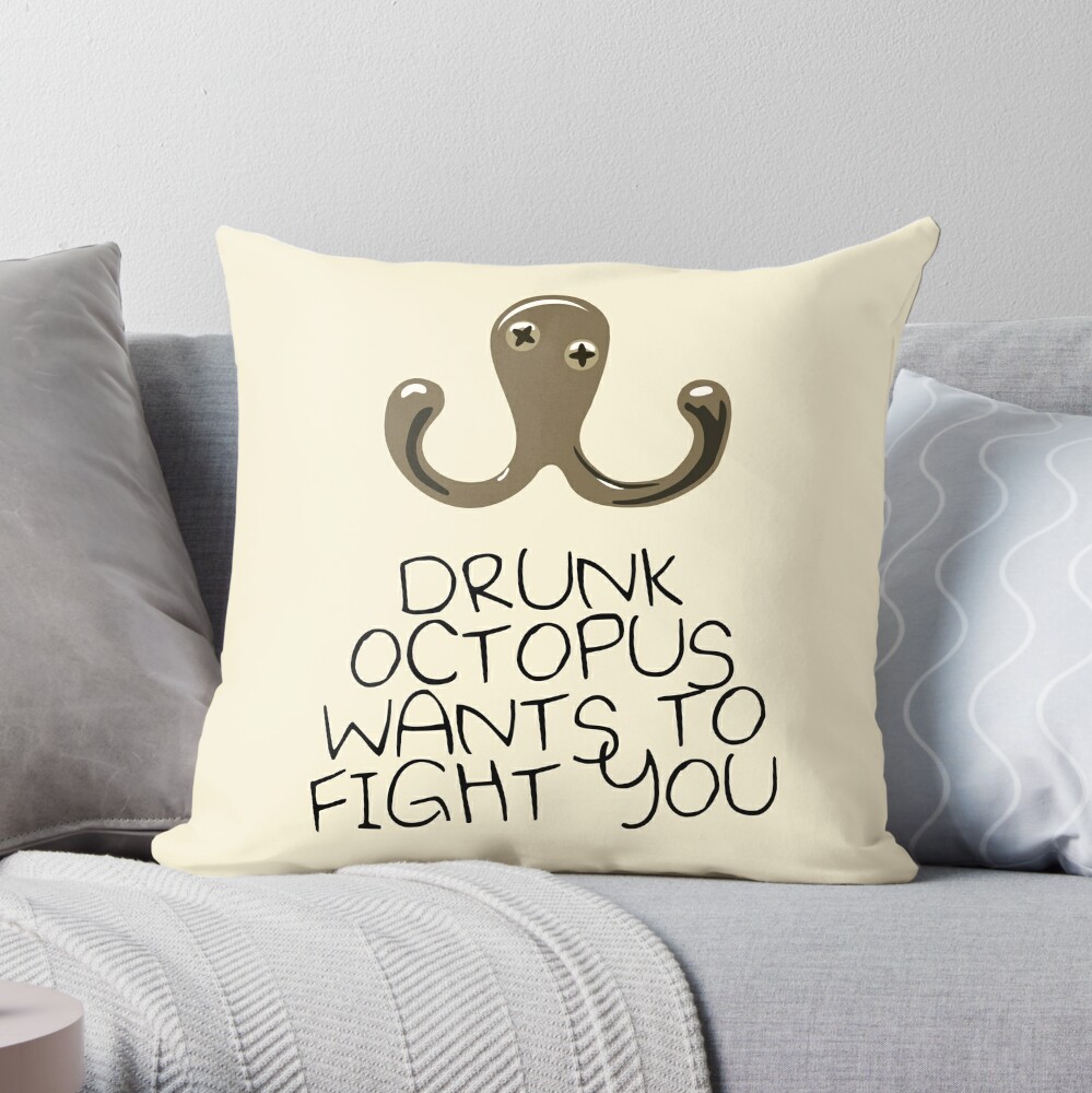 Drunk Octopus Wants To Fight You Poster for Sale by jezkemp