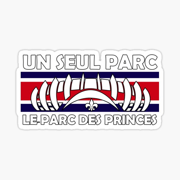 Inconnu PSG Sticker Autocollant Paris Saint Germain Diamètre 10cm Vendu à  l'unité