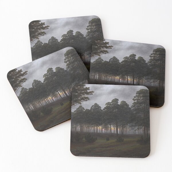 Item preview, Caspar David Friedrich - The Times of Day - The Evening designed and sold by ArtExpression.