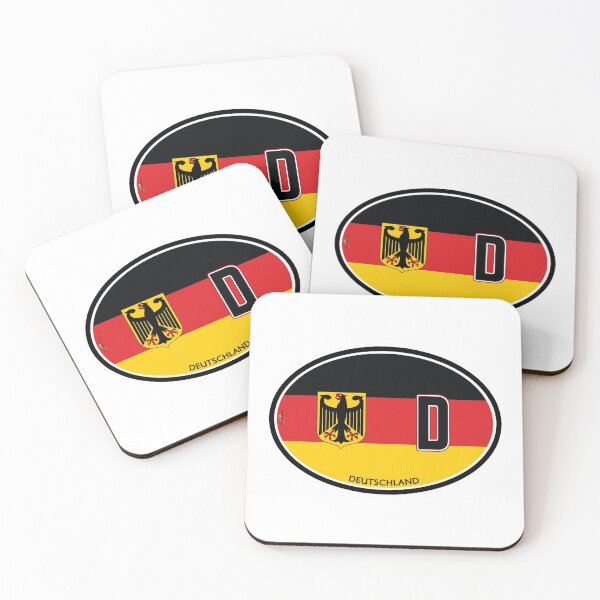 Item preview, GERMANY Deutschland German DEUTSCH Vehicle ID Sticker Flag designed and sold by OuterShellUK.