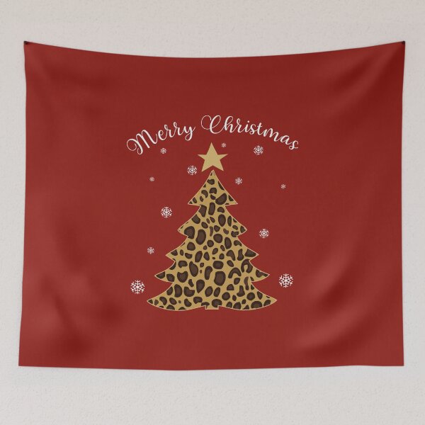 Item preview, Leopard Plaid Christmas Tree Funny Trending Pattern for Xmas party  designed and sold by alenaz.