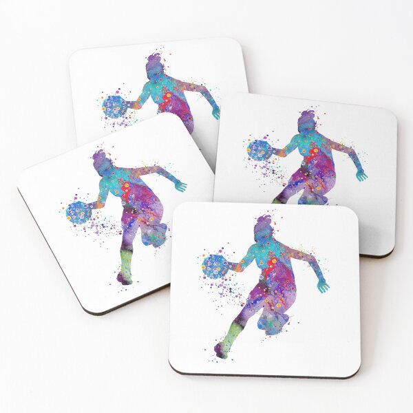 Item preview, Girl Basketball Watercolor Painting Art Print Gifts designed and sold by LotusGifts.