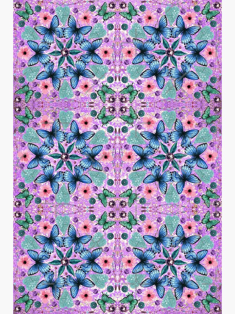 A Kaleidoscope of Butterflies - Purple by MerryMakewell