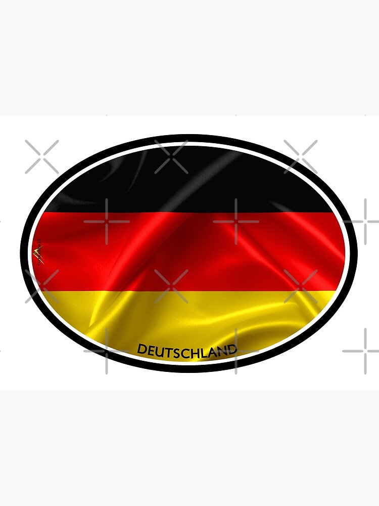 GERMANY Deutschland German Deutsch shield stickers decals 01 Sticker for  Sale by OuterShellUK
