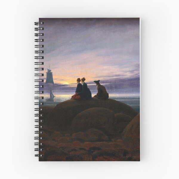 Item preview, Caspar David Friedrich - Moonrise over the Sea designed and sold by ArtExpression.