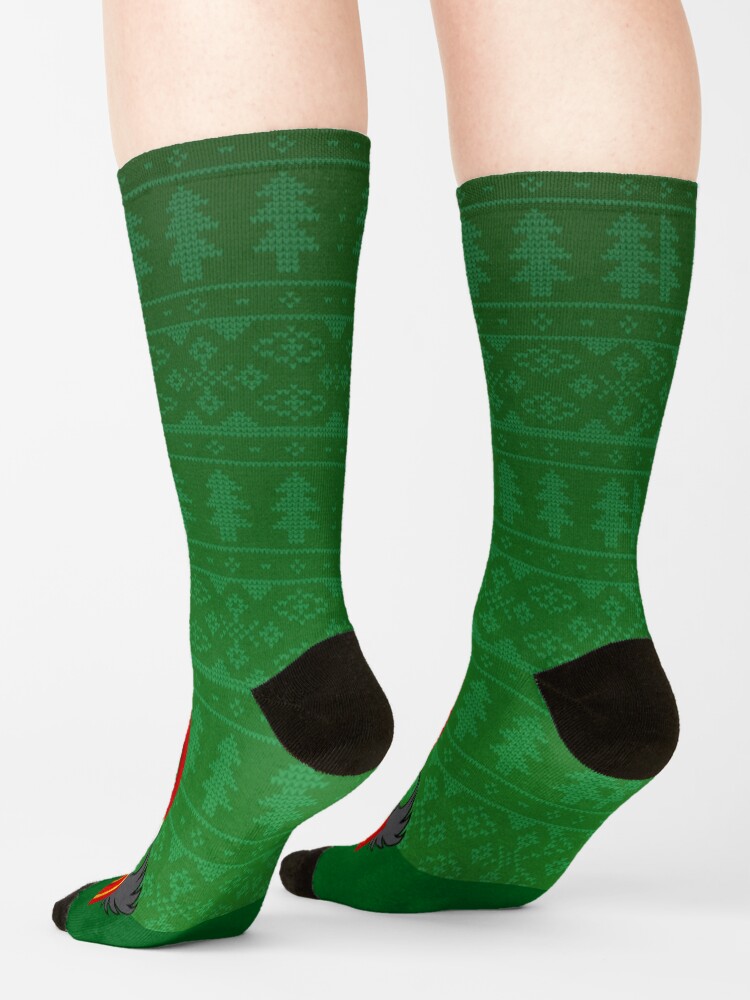 Alternate view of Silly Santa Socks Socks