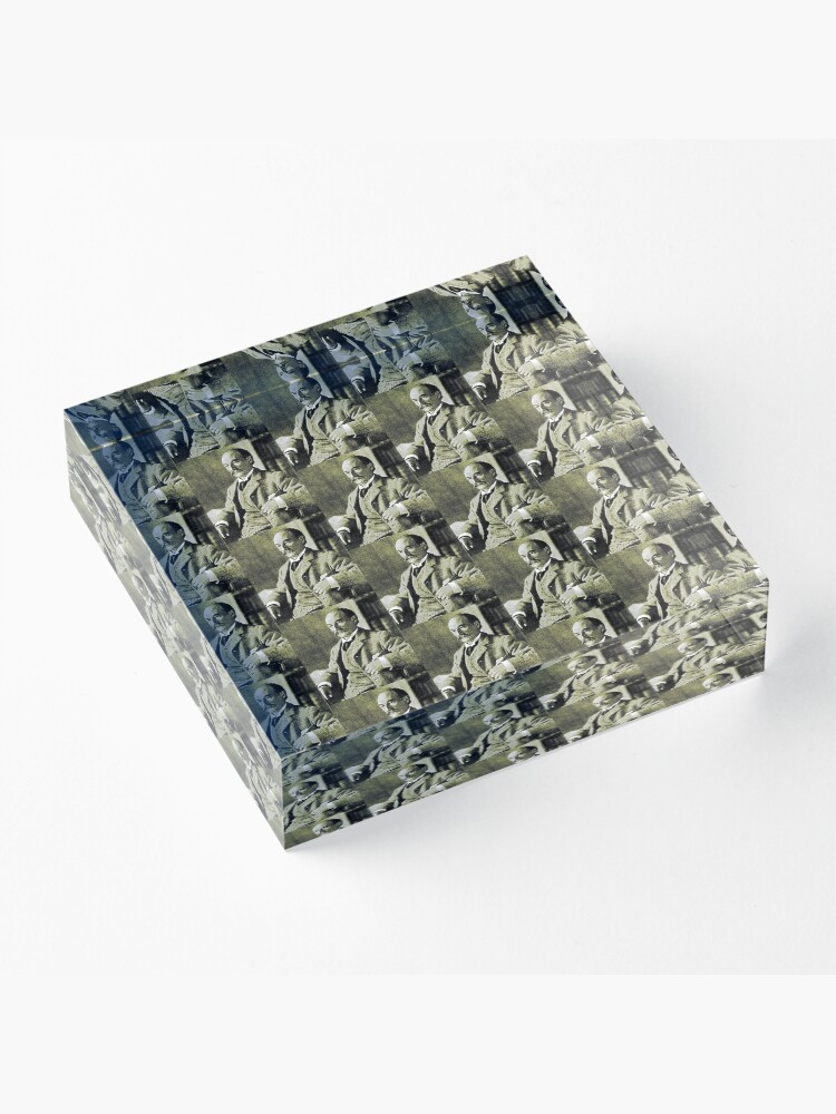 Alternate view of Thomas Hardy OM, English novelist and poet. Acrylic Block