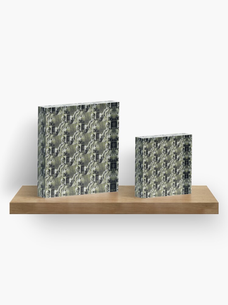 Alternate view of Thomas Hardy OM, English novelist and poet. Acrylic Block