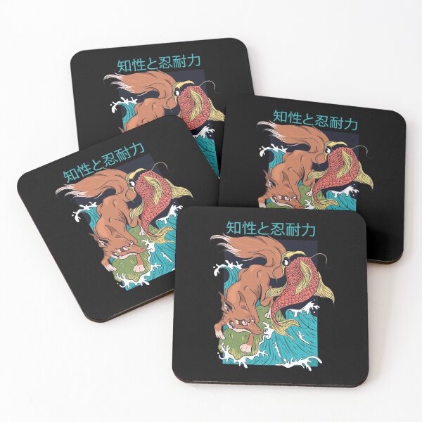 Item preview, Japanese koi carp and fox designed and sold by DerSenat.