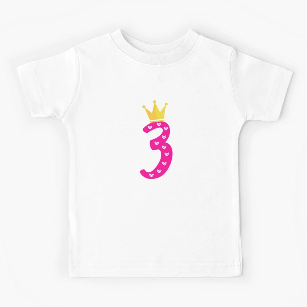 T-shirt enfant avec l'œuvre « Anniversaire fille 8 ans idée cadeau  princesse huitième anniversaire » de l'artiste Jelisandie