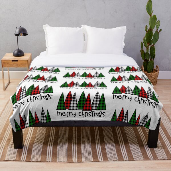 Item preview, MERRY CHRISTMAS PLAID TREES designed and sold by Teesandmuchmore.