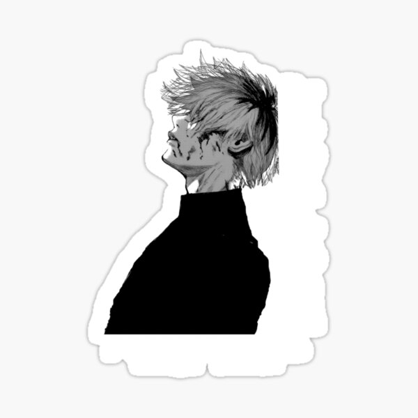 Kaneki Ken Manga Panel Sticker By Narcocynic Redbubble