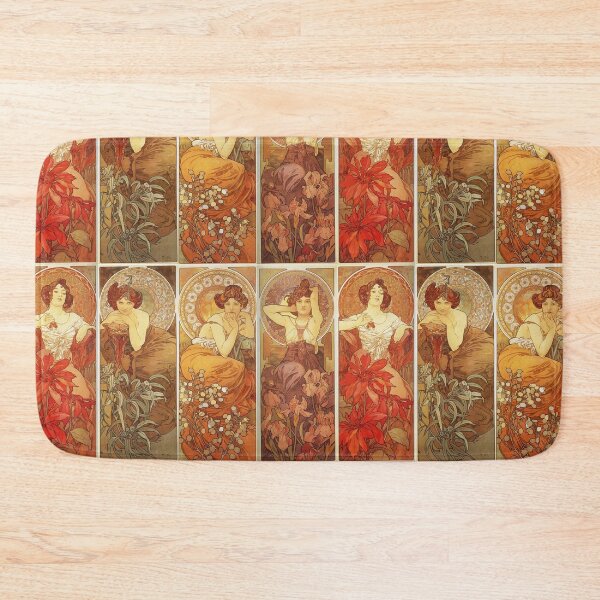Item preview, Four seasons Art nouveau vintage art - Alphonse Mucha designed and sold by Vintage Designs +.