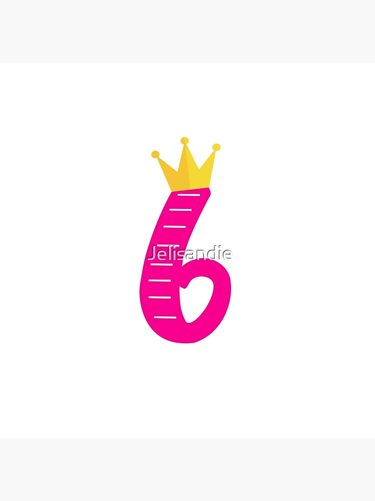 Tote Bag Anniversaire Fille 6 Ans Princesse T Shirt Idee Cadeau Sixieme Anniversaire Par Jelisandie Redbubble