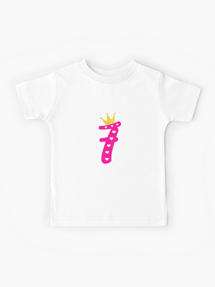 Gift for Birthday Girl Princess Party Girly Girls Fitted Kids T-Shirt