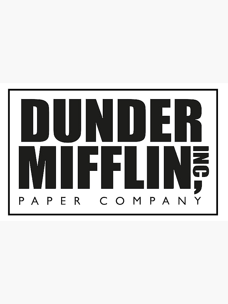 Dunder Mifflin Paper Company! Poster for Sale by Becca De Rosa