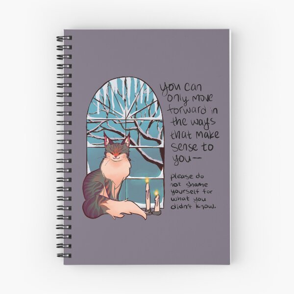 Item preview, "Please Do Not Shame Yourself" Snowy Window Cat designed and sold by thelatestkate.