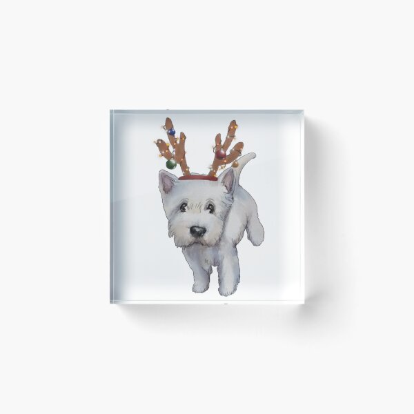 Aperçu de l'œuvre Westies de Noël créée et vendue par ArtInPi.
