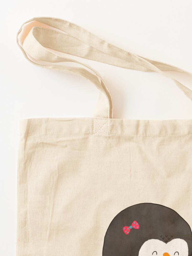 Alternate view of Mother Penguin's Love Tote Bag