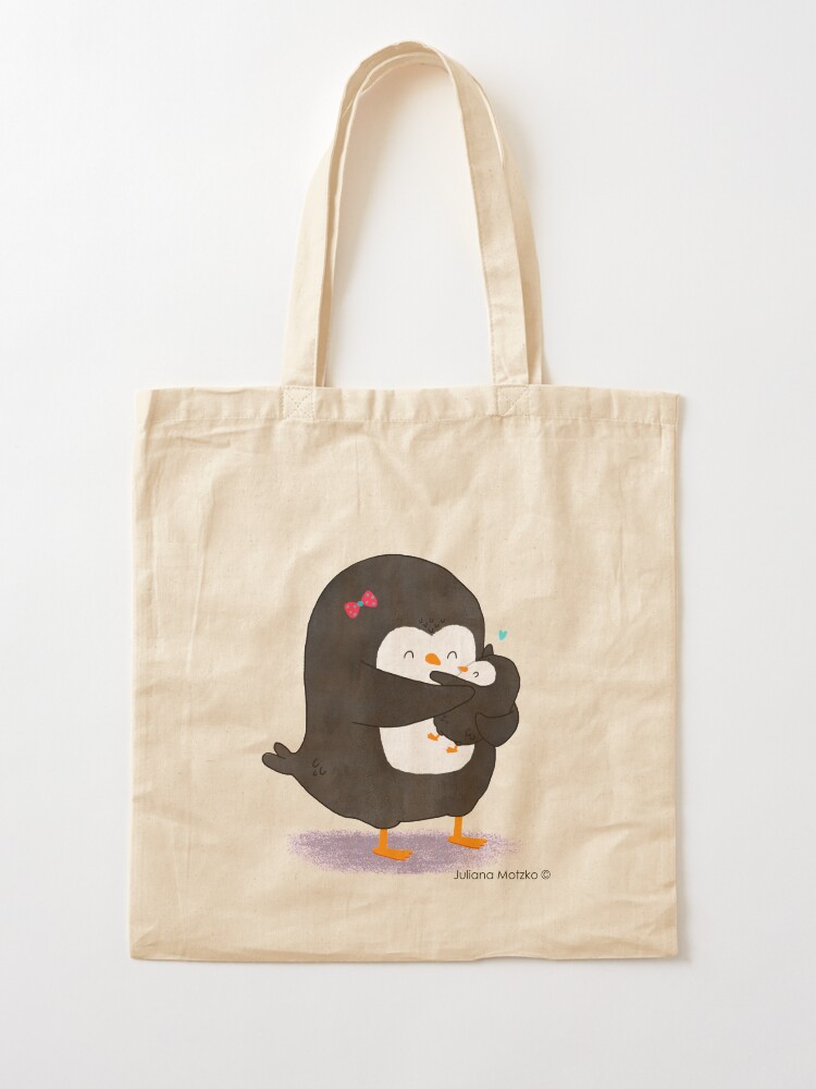 Alternate view of Mother Penguin's Love Tote Bag