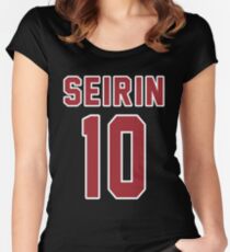 SEIRIN 10 Taiga Kagami (Away) Women's Fitted Scoop T-Shirt