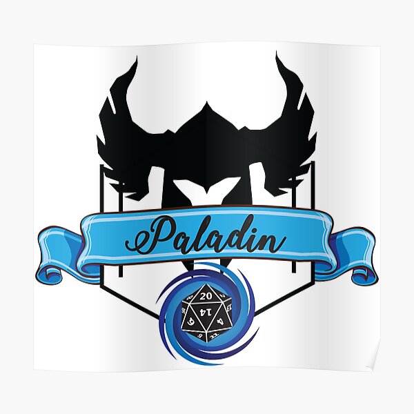 Paladin Class Blue Poster