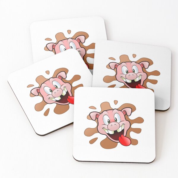 Item preview, happy funny pig  designed and sold by Animalhead.