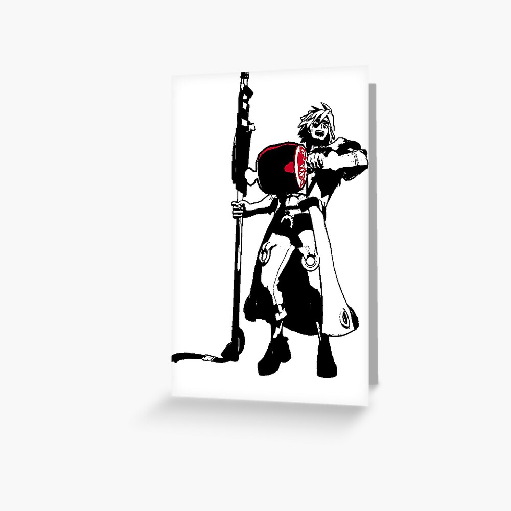 Sin Kiske Guilty Gear 214hs Greeting Card By Giraffemeow Redbubble