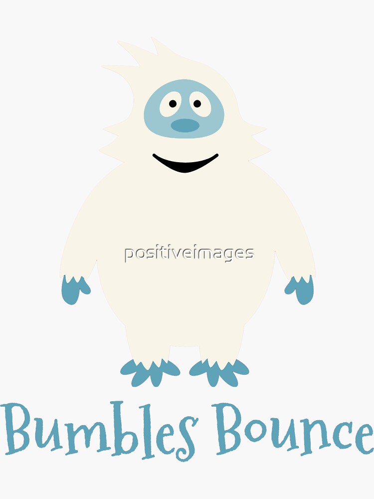 "Bumbles Bounce" Sticker by positiveimages Redbubble