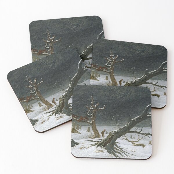 Item preview, Caspar David Friedrich - Winter Landscape designed and sold by ArtExpression.