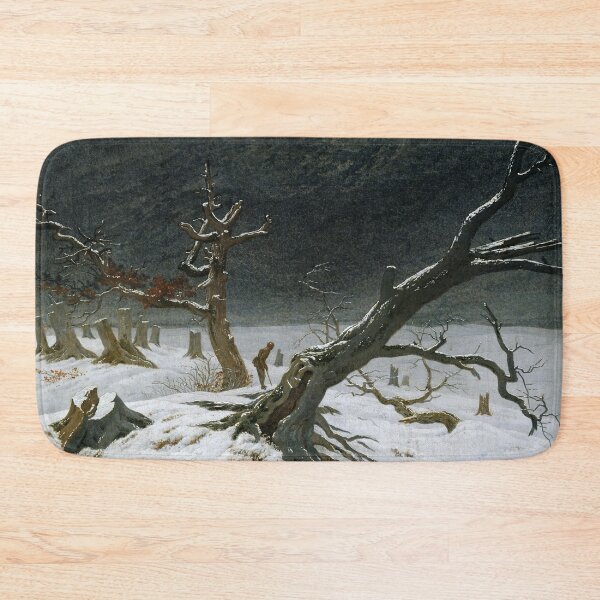Item preview, Caspar David Friedrich - Winter Landscape designed and sold by ArtExpression.