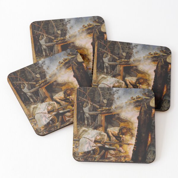 Item preview, Akseli Gallen-Kallela - The Forging of the Sampo designed and sold by ArtExpression.
