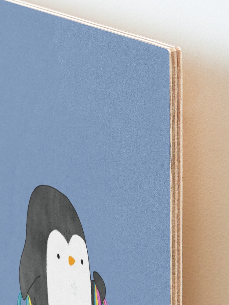 Alternate view of Penguins love shopping! Mounted Print