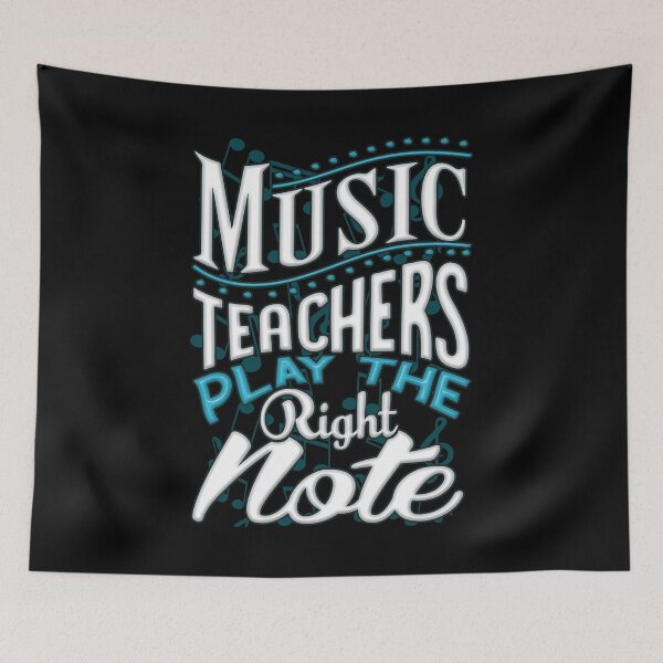 Item preview, Music Teachers Play The Right Note Musician Design designed and sold by woodsgoodsco.