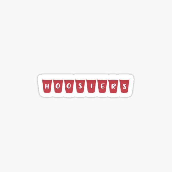 Hoosier Cups! Sticker