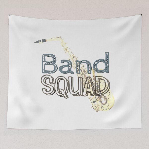 Artikelvorschau, Band Squad - Altsaxophon entworfen und verkauft von BandMomDesigns.