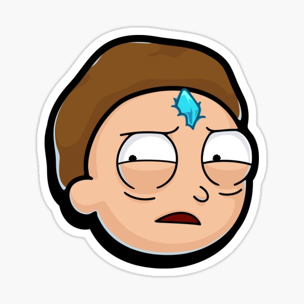 Morty Death Crystal Sticker