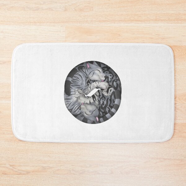 Item preview, Yin-Yang Cats: Grey Tabby designed and sold by spyroid101.